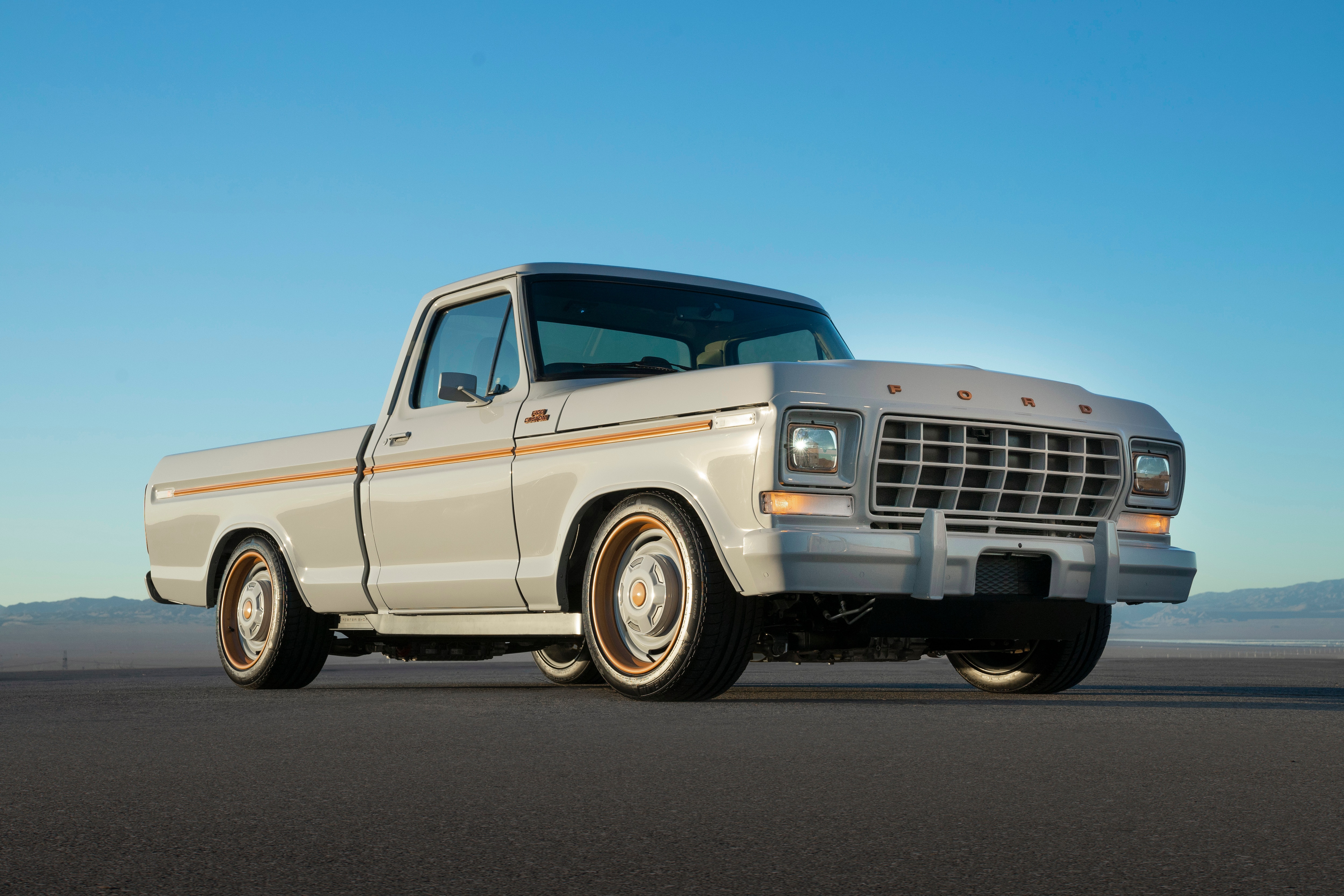 disclaimer: This is a concept vehicle intended for demonstration purposes only and not available for sale by Ford. Vehicles that are not street legal or certified under FMVSS and safety and emission regulations are not intended or certified for use on public roads.